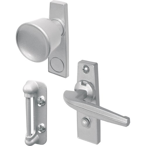 Prime-Line K 5000 Tulip Knob Latch, 1-3/4 In. Mounting Holes, Aluminum (1 Set) by PRIME-LINE - Used condition - US$14.00