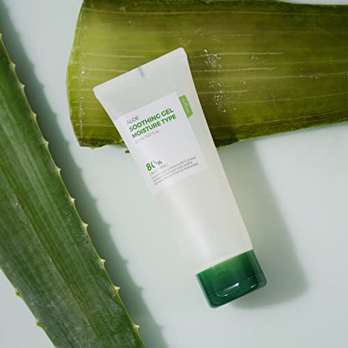 IsNtree Aloe Soothing Gel, Moisture 150ml, 5.07 fl.oz | Aloe vera 80% | Comforts sensitive skin | Refreshes & Hydrates the skin