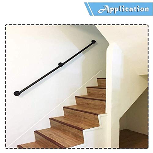 Rambarde d'escalier de 300 cm en kit complet pour sécuriser un couloir
