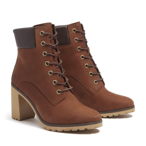 Image of Timberland Womens Allington Lace Up Casual Boots Ankle High Heel 3 inch & Up