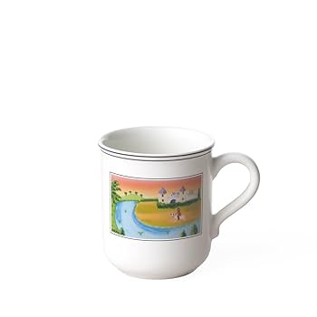 Amazon.com | Villeroy & Boch Design Naif Mug, Man on a Horse
