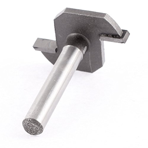 Aexit Straight drill hole Special tool 2 Flutes T Type Undercut Slot Router Bit Cutter 1/4