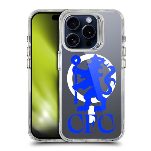 Coque Chelsea FC Lion pour iPhone 15 Pro compatible MagSafe antichoc