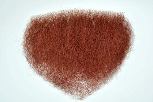 MakupArtist Pubic Toupee Merkin Human Hair Big Bush Unisex in 4 Colors High Density 8 grams Red