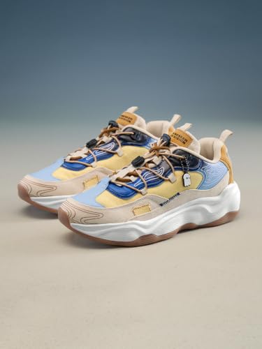 Image of The Souled Store Swift Blue Men and Boys Lace Up High Top Sneakers