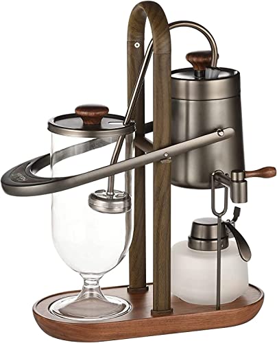 Cafetera sifón semiautomática de acero inoxidable