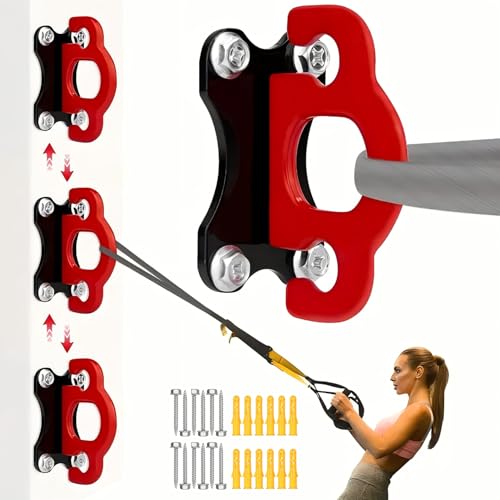 3 ancrages muraux pour élastiques de résistance de musculation et yoga