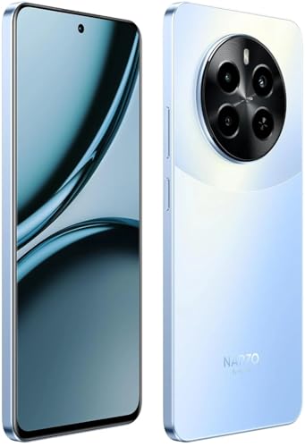 Image of realme Narzo 70 5G (Ice Blue, 6GB RAM, 128GB Storage) | 120Hz AMOLED Display | 50MP AI Camera | 5000mAh Battery | High Performance 5G Smartphone