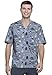 Cherokee Prints Men Scrubs Top V-Neck CK675, XS, Outdoor Adventures