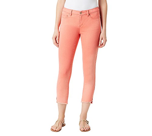 Gloria Vanderbilt Women's Martina Boho Capri with Split Step Hem, Dubarry, 8 by Vintage America Blues - Used condition - US$25.92