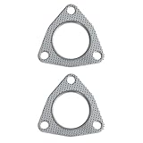 Rebvugr 2PCS Car Exhaust Pipe Gasket, 3