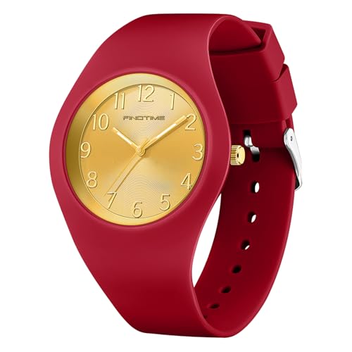Montre analogique à quartz multicolore idéale pour le style casual des filles