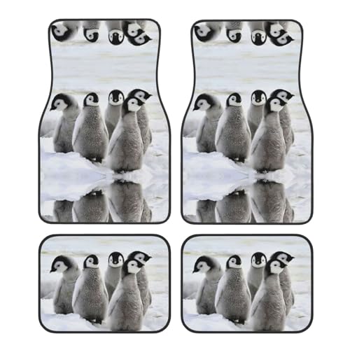 Tapis de voiture pingouin empereur x4 universels pour berline et SUV