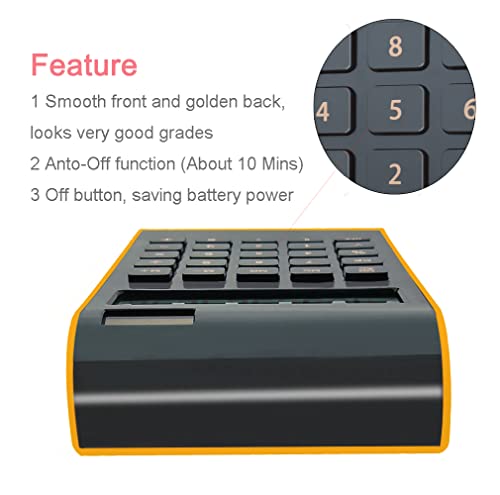 Desktop Calculator, Bestwya 10-Digit Dual Power Handheld Desktop Calculator With Large Lcd Display Big Sensitive Button (New Black & White, Pack Of 2) #TOP3