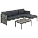 Produktbild vidaXL Gartensofa 9-TLG. Poly Rattan Lounge Gartenmöbel Gartenset Sitzgruppe