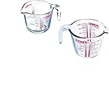 Pyrex 2 Piece Jug Set 0.5lt / 0.25lt