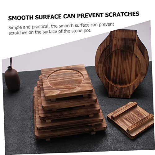 KJHBV Esteira De Mesa De Pedra Tripé Bases Para Copos Rústicas Bandejas De Mesa Para Comer Bancadas