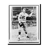 Snapshots of the Past [Jackie Mitchell, full-length portrait, facing left, in baseball uniform