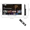 SMART TECH TV Full HD 40" (100 cm) 40FG01V, Smart TV Google TV, HDMI, USB, HEVC, Dolby Audio, HDR 10, CHROMESCAST, Google Assistant (40") [Classe énergétique E]