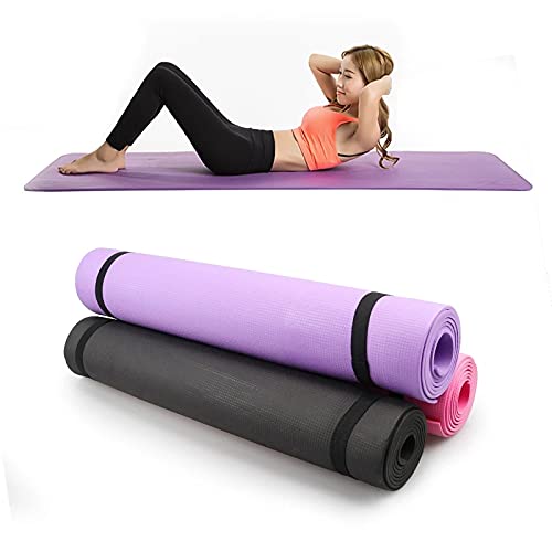 173*61Cm Eva Yoga Mats Anti-Slip Blanket Eva Gymnastic Sport Health Lose Weight Fitness Exercise Pad Women Sport Yoga Mat (Blue) #TOP1