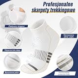 Niofind Skarpety Quarter Merino do Trekkingu, 6 Par, Amortyzowane