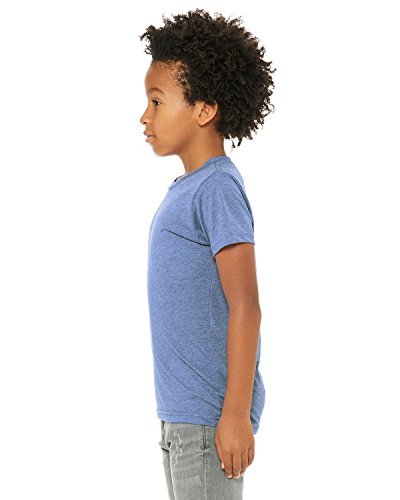 Bella + Canvas Youth Triblend Short-Sleeve T-Shirt L BLUE TRIBLEND3