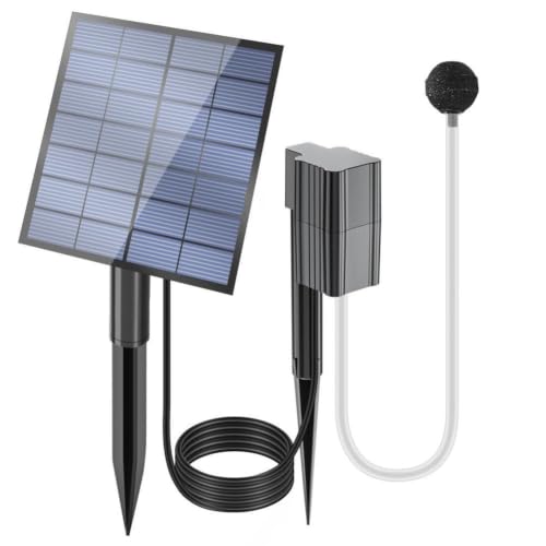 Aireador solar de estanque de 2.5 W con estaca de tierra para bue