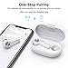 Wireless Earbuds, Letsfit Bluetooth 5.0 Headphones TWS Stereo Touch Control Earbuds with Charging Case, IPX5 Waterproof in-Ear Sport Earphones with Mic for Running Gym Workout White