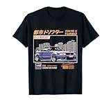 Vintage Japanese JDM Drift Race Car Graphic