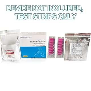 25 strisce reattive per colesterolo totale, misuratore di colesterolo e trigliceridi per la misurazione di colesterolo totale, LDL, HDL (25 pezzi, dispositivo non incluso, solo strisce reattive)