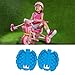 Aosekaa 2X Kids Tricycle Pedals Children Tricycle Pedal Boys Girls Sturdy Universal Lightweight Upgraded Parts Replacement Non Slip, Blue