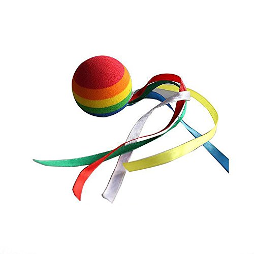 ygmoner Coloured Ribbon Ball Car Antenna Topper - Antenna Ball