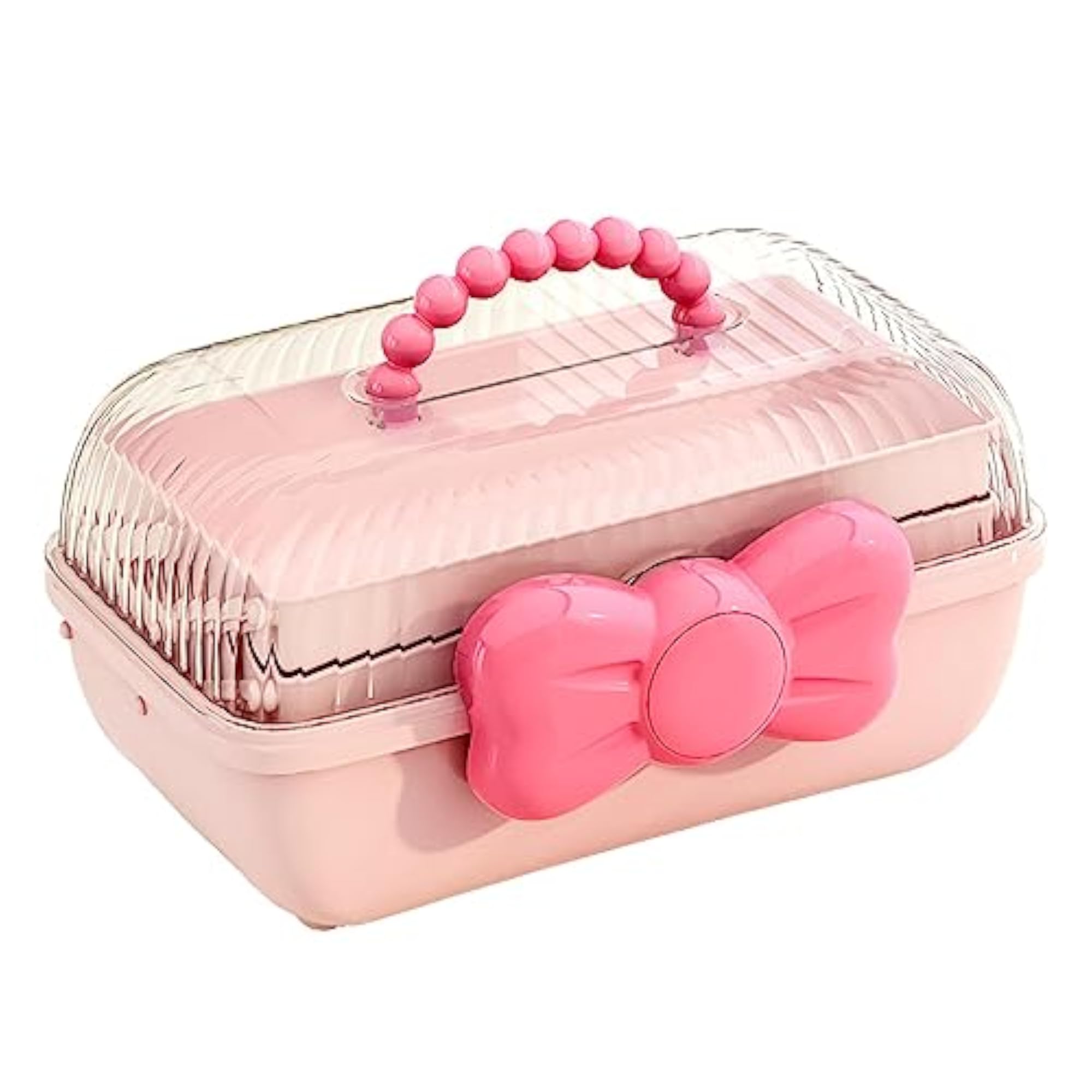 Portable Hair Accessories Storage Box for Pins, Bows, and Necklaces