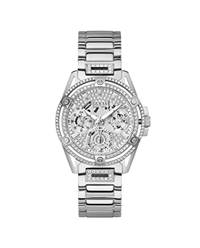 GUESS Trend 40 mm Size Silver Dial Women Chronograph Watch - GW0464L1