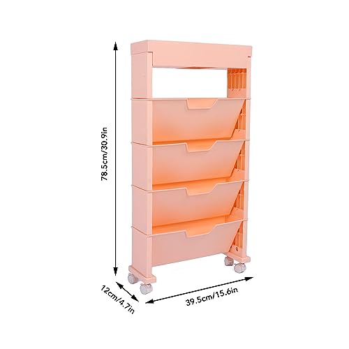 Étagère mobile à roulettes robuste avec design compact Orga