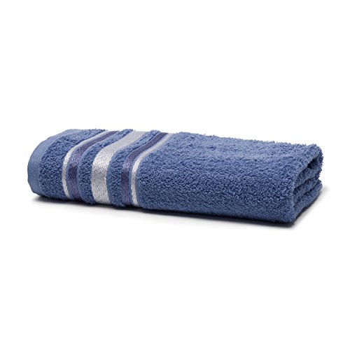 Toalha Barra Jacquard Santista Prata Serena Índigo