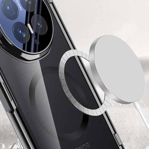 Coque Honor Magic V6 noire mince avec protection charnière et écran