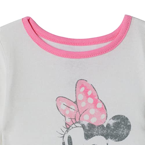 Disney Baby Girls' Minnie Mouse Snug Fit Cotton Pajamas2