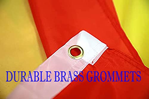 ShreeFit Flags Spain Flag National Polyester Flag with Brass Grommets 3Ft X 5Ft (Pack of 1), Red,Yellow - Image 5