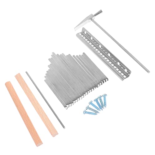 TOYANDONA Professional Kalimba Thumb Piano Shrapnel Keys Music Instrument Parts Repair Tuning Kit Steel Wood Construction