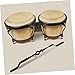 Abaodam Creative Support Tray Holder for Bongos Iron Bracket for Concerts Schools and Home Use Professional Design Smooth Finish for Beginners and Experts