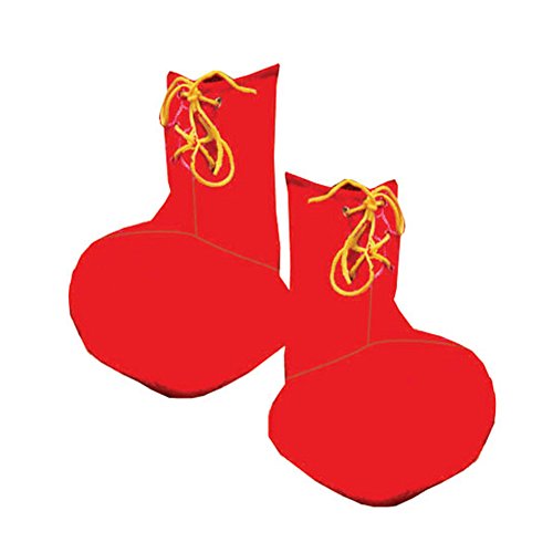 Dress Up America Adult Red Clown Shoe Covers