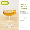 True Coupe Glass, Martini Glasses for Cocktail Party, Perfect for Espresso Martini, Manhattan, Champagne, Elegant 7 oz Glassware for Home Bars, Wedding Gifts, Margarita Glasses Set of 4 #3