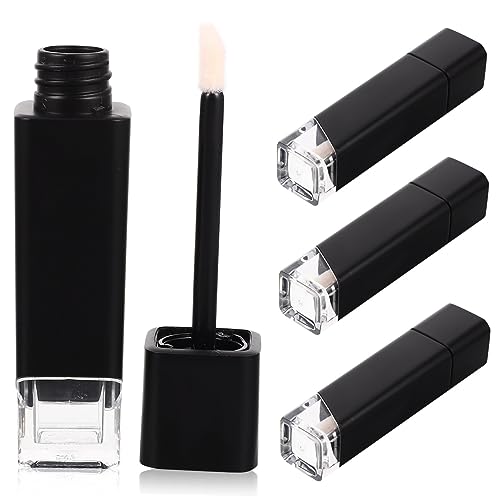Healvian Tubo De Lips Gloss 4 Piezas 5g De Labial Vacío Recargable Plástico Ligero De Llenar