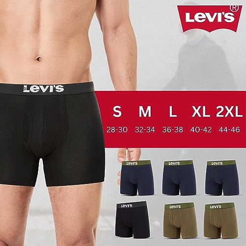 Levi's Mens Underwear 7 Pack Mens Boxer Briefs for Men Cotton Stretch