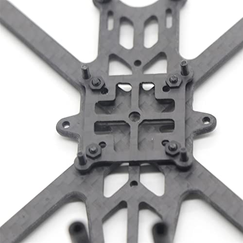 Image of DKNTZO Cinewhoop Toothpick FPV Drone Flight Controller Mount Adpter, Carbon Fiber FPV Flight Controller Stack Adpter Board 25.5mm to 20mm 16mm for FPV Freestyle 2-4inch Cinewhoop Toothpick Drones