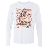 500 LEVEL Leylah Fernandez Victory Long Sleeve Shirt (White, X-Large)