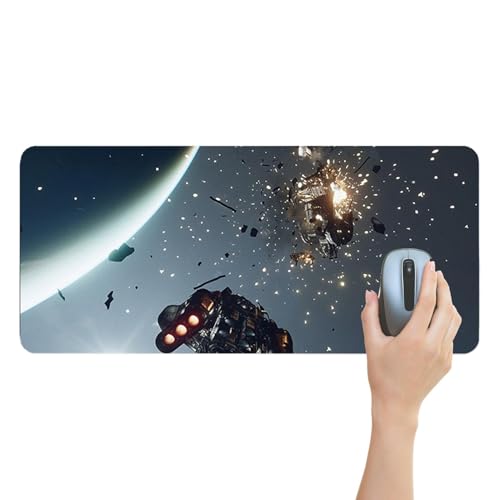 Tapis de souris de jeu long contre les rayures de bureau et tapis de table en caoutchouc étanche