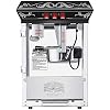 Good Time Countertop Popcorn Machine 3 Gallon Popcorn Popper, 8oz Kettle, Warmer, and 5 All-in-One Kernel Packs by Great Northern Popcorn (Black)
