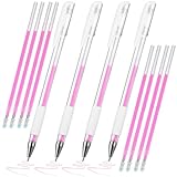 Uonlytech Stylo Cartographie Sourcils Rose Recharges et Pointe Fine pour Tatouage Sourcils et Microblading Adapté aux Débutants et Experts